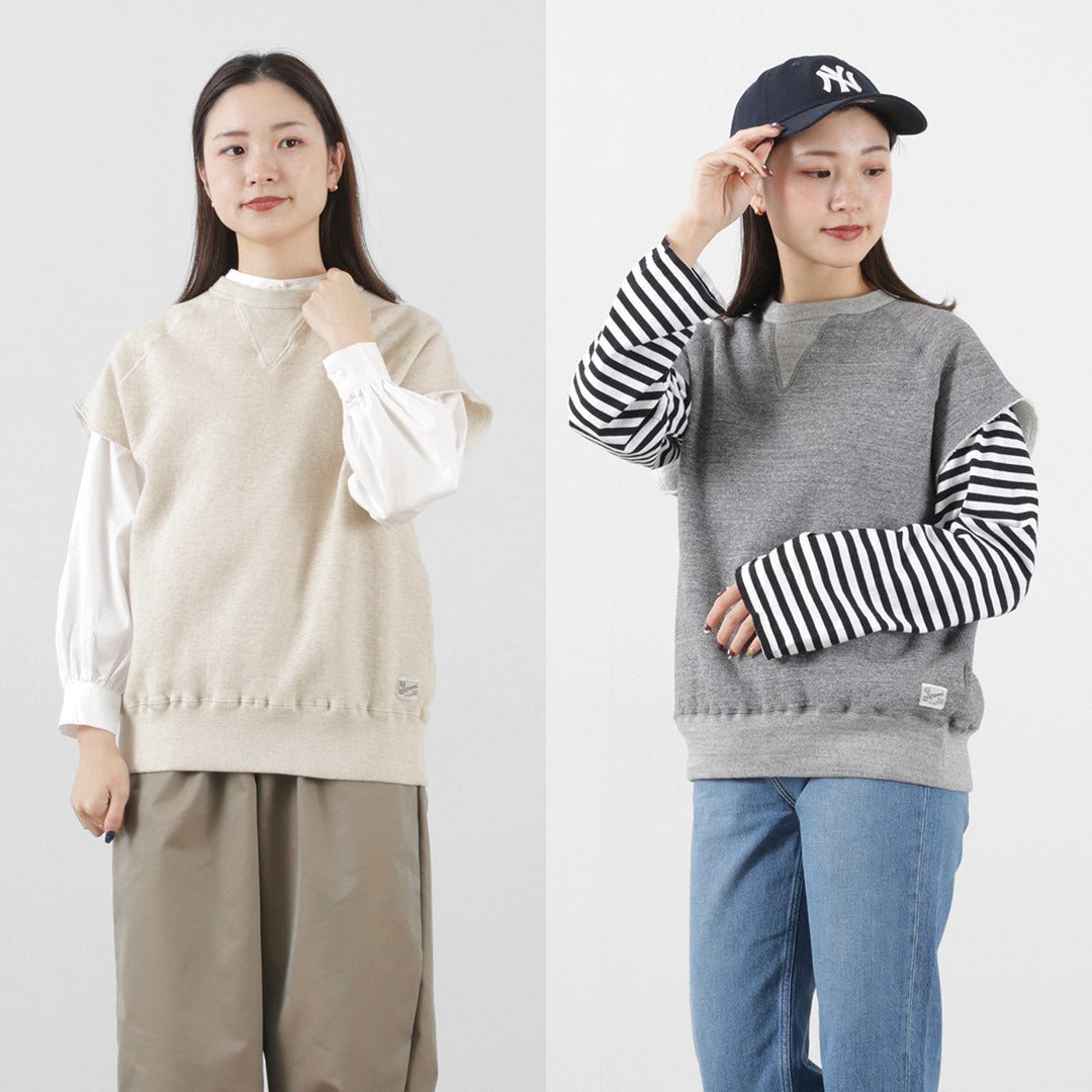 【30％OFF】KEPANI（ケパニ） 別注 スウェットベスト ラフィー裏起毛