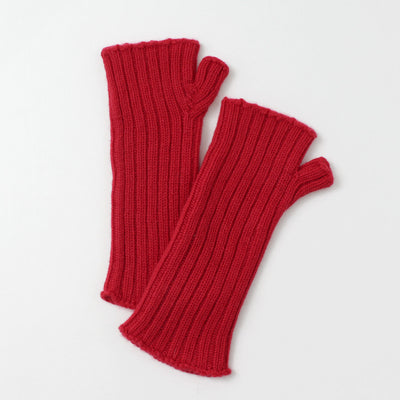 WILLIAM BRUNTON（ウィリアムブラントン） 3PLY リブ リストウォーマー レディース 手袋 カシミア アームウォーマー ニット 3PLY SHORT RIB WRISTWARMER クリスマス プレゼント ギフト