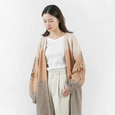 【まとめ買いで最大30％OFFクーポン】【20％OFF】PENDLETON（ペンドルトン） ノーカラー ロングニットカーディガン レディース NO COLLAR CARDIGAN【セール】 クリスマス プレゼント ギフト