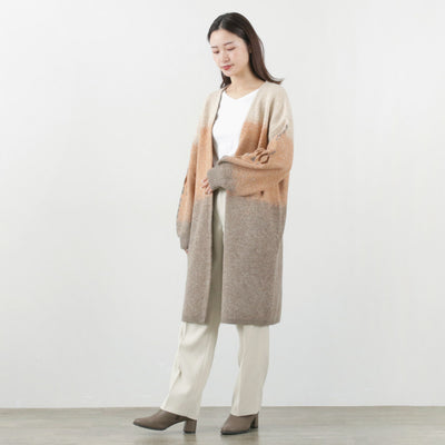 【まとめ買いで最大30％OFFクーポン】【20％OFF】PENDLETON（ペンドルトン） ノーカラー ロングニットカーディガン レディース NO COLLAR CARDIGAN【セール】 クリスマス プレゼント ギフト