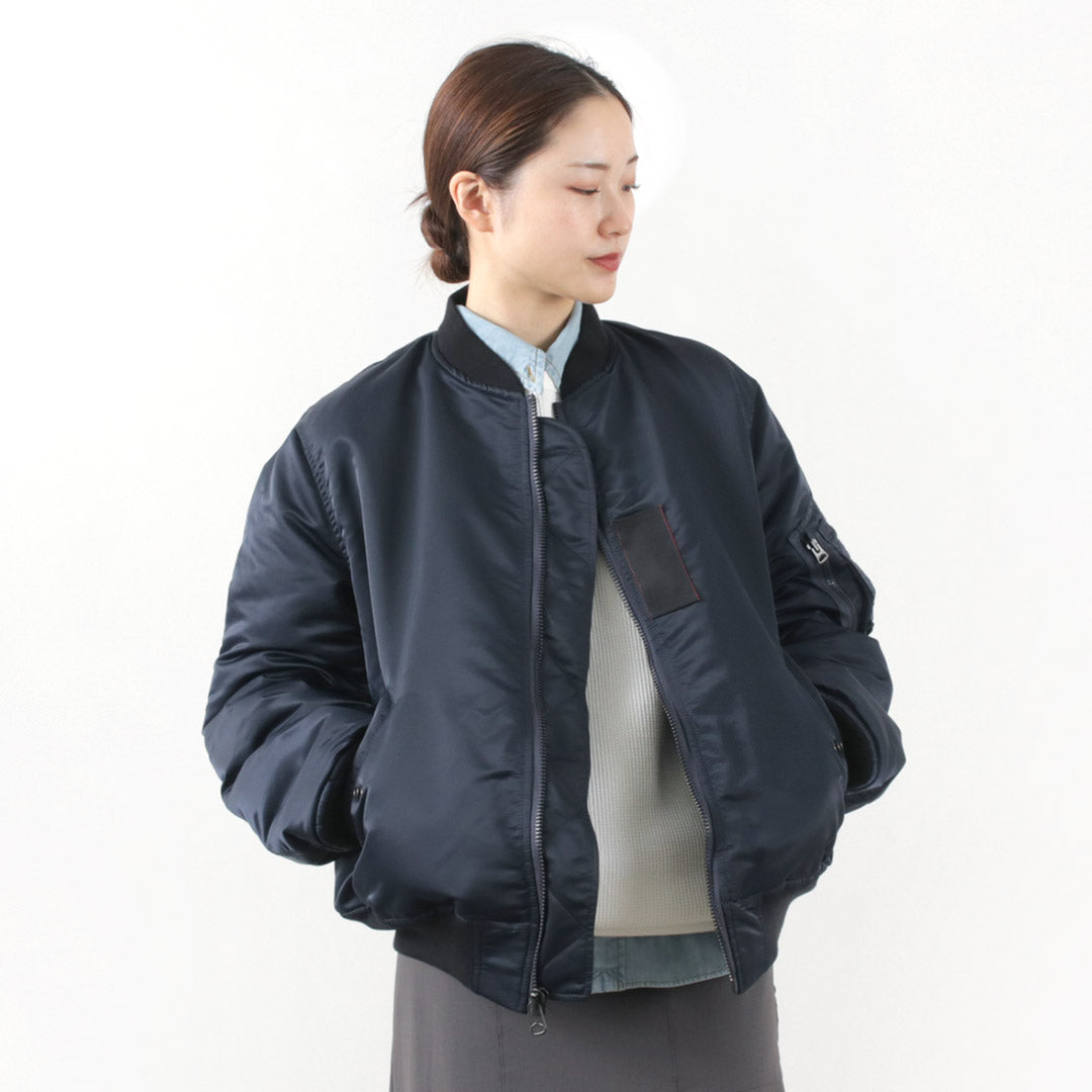 clane【定価63,800円：美品】shinzoneシンゾーン MA1 サイズ34