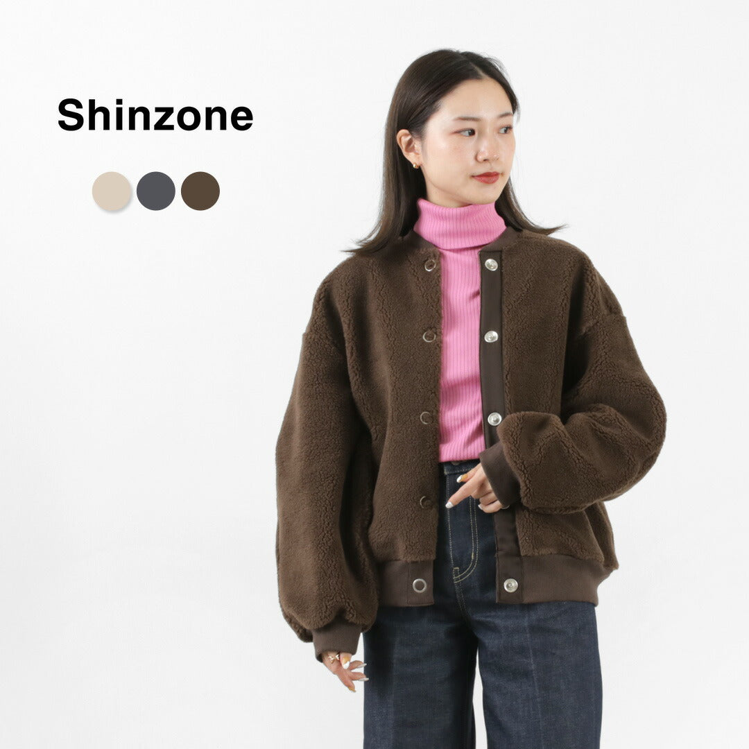 20％OFF】SHINZONE（シンゾーン） ボア ケープリン ブルゾン