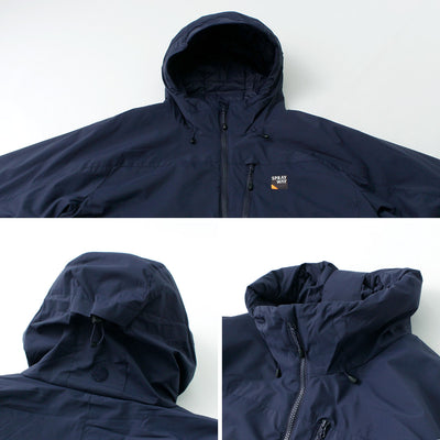 【20％OFFクーポン対象！】SPRAY WAY（スプレイウェイ） グレンデル ジャケット ゴアテックスインフィニアム メンズ ミッドレイヤー インサレーション ThermoSphere ポケッタブル 撥水性 防寒 GLENDEL JACKET GORE-TEX INFINIUM クリスマス プレゼント ギフト