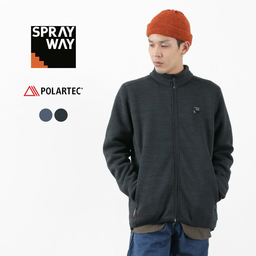 【まとめ買いで最大30％OFFクーポン】【20％OFF】SPRAY WAY（スプレイウェイ） ロワース ジャケット メンズ フリース アウター ミッドレイヤー ポーラテック POLARTEC 機能素材 ROWARTH JACKET クリスマス プレゼント ギフト【セール】