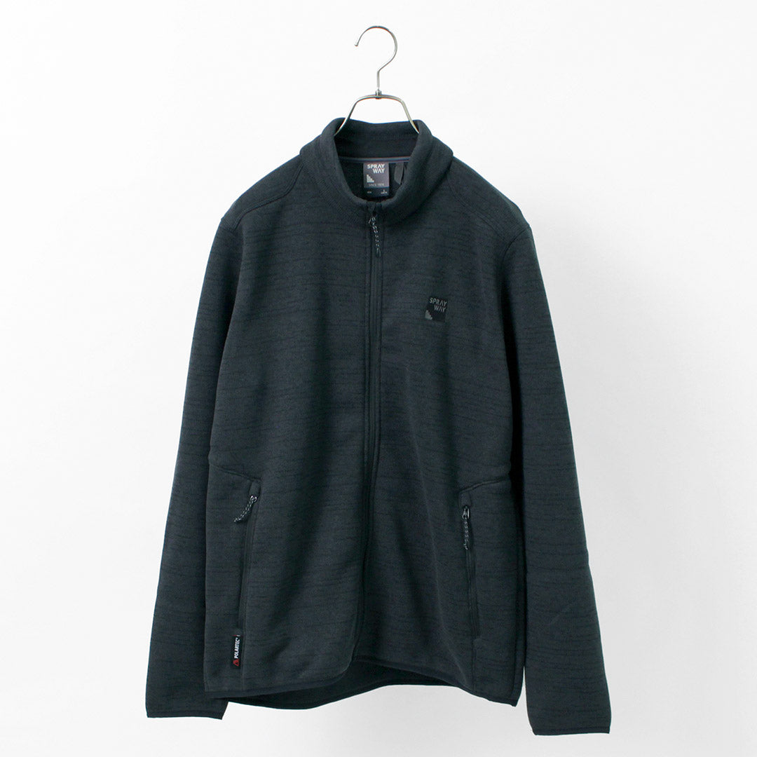 【まとめ買いで最大30％OFFクーポン】【20％OFF】SPRAY WAY（スプレイウェイ） ロワース ジャケット メンズ フリース アウター ミッドレイヤー ポーラテック POLARTEC 機能素材 ROWARTH JACKET クリスマス プレゼント ギフト【セール】