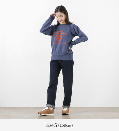 【まとめ買いで最大30％OFFクーポン】【20％OFF】MIXTA（ミクスタ） ヴィンテージ プリント スウェット / ウエストコースト アスレティッククラブ ラグランスリーブ クルーネック トレーナー メンズ レディース 長袖 アメリカ製 WEST COAST Crew Neck Sweat Raglan Sleeve【セール】