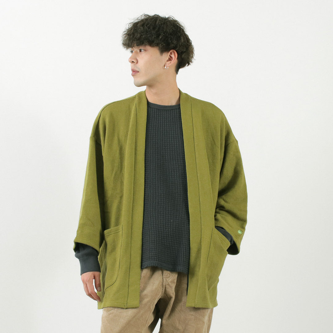 【20％OFF】GOHEMP（ゴーヘンプ） ヘンプスウェット ハオリ カーディガン