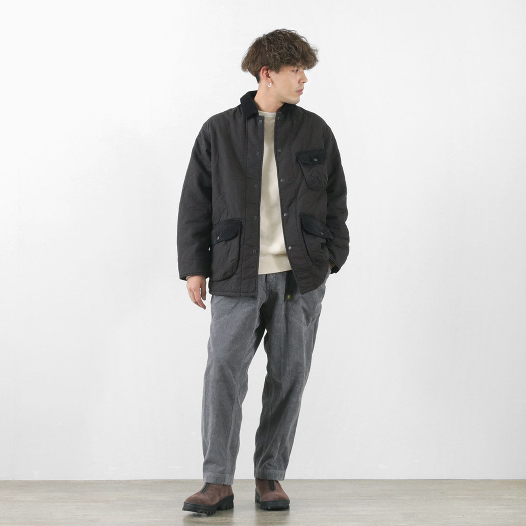 【20％OFFクーポン対象！】GOHEMP（ゴーヘンプ） ヘンプキルト ベーシックジャケット メンズ ヘンプコットン キルティング フリース コーデュロイ コール天 HEMP QUILT BASIC JACKET クリスマス プレゼント ギフト