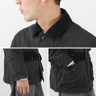 【20％OFFクーポン対象！】GOHEMP（ゴーヘンプ） ヘンプキルト ベーシックジャケット メンズ ヘンプコットン キルティング フリース コーデュロイ コール天 HEMP QUILT BASIC JACKET クリスマス プレゼント ギフト