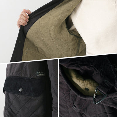【20％OFFクーポン対象！】GOHEMP（ゴーヘンプ） ヘンプキルト ベーシックジャケット メンズ ヘンプコットン キルティング フリース コーデュロイ コール天 HEMP QUILT BASIC JACKET クリスマス プレゼント ギフト