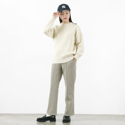 【まとめ買いで最大30％OFFクーポン】【30％OFF】MOUNTAIN EQUIPMENT（マウンテンイクイップメント） ウール スウェット プリーツパンツ レディース ストレッチ 伸縮 保温 速乾 イージーケア WOOL SWEAT PLEATS PANTS【セール】 クリスマス プレゼント ギフト