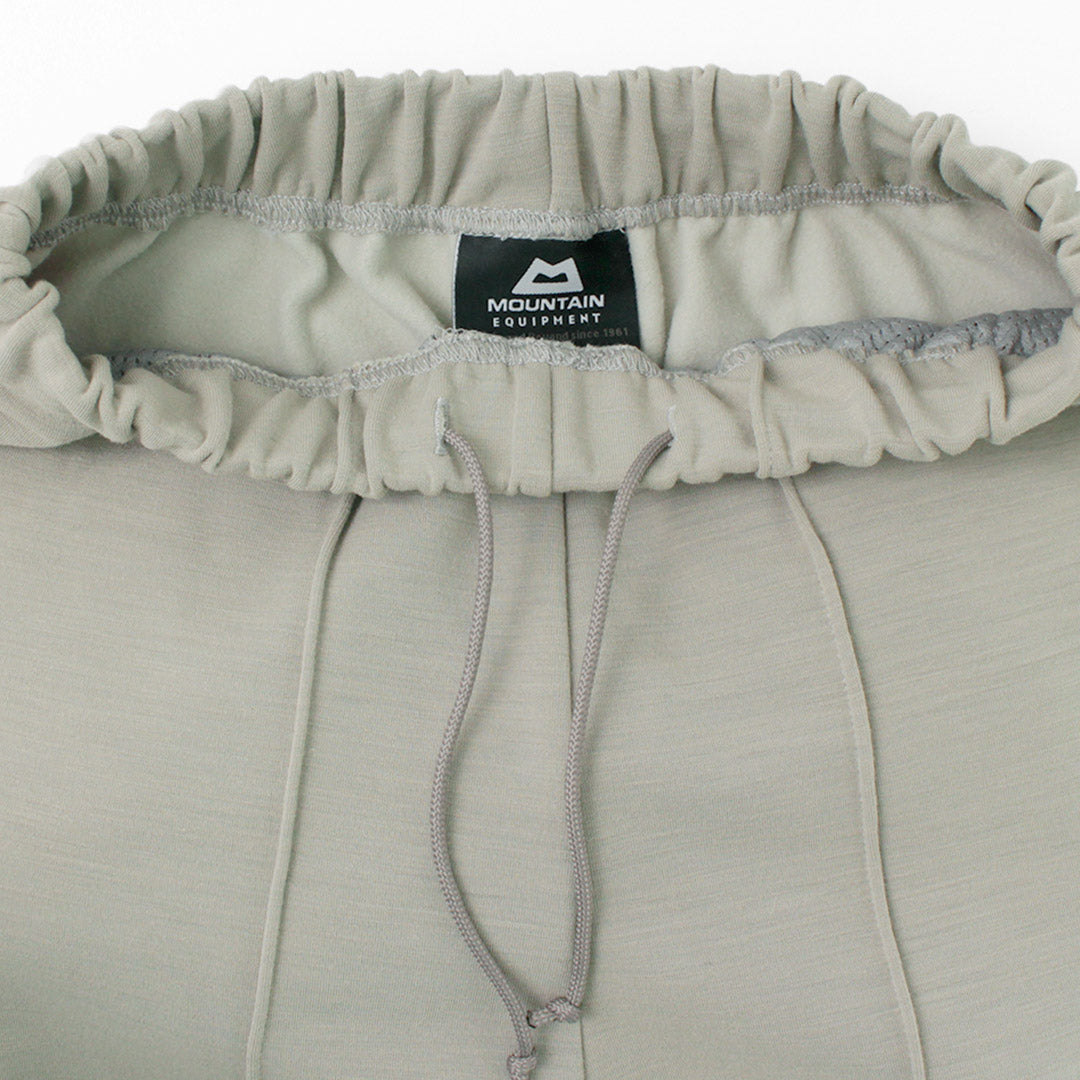 【まとめ買いで最大30％OFFクーポン】【30％OFF】MOUNTAIN EQUIPMENT（マウンテンイクイップメント） ウール スウェット プリーツパンツ レディース ストレッチ 伸縮 保温 速乾 イージーケア WOOL SWEAT PLEATS PANTS【セール】 クリスマス プレゼント ギフト