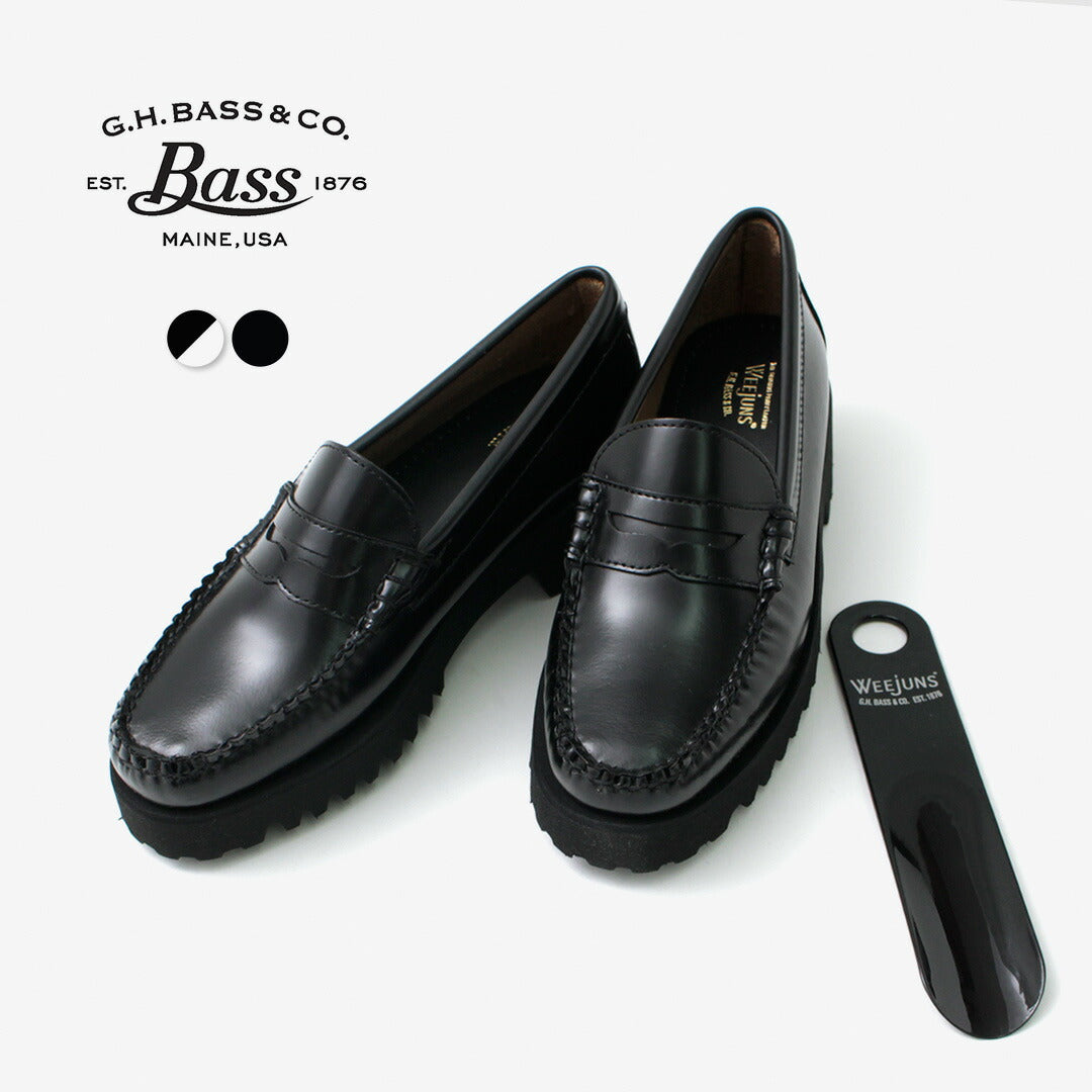 【20％OFF】G.H.BASS（ジーエイチバス） WEEJUN 90S ペニーローファー 厚底