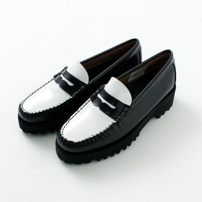 【20％OFFクーポン対象！】G.H.BASS（ジーエイチバス） WEEJUN 90S ペニーローファー 厚底 / レディース 革靴 レザーシューズ EASY WEEJUNS 90S PENNY LOAFERS クリスマス プレゼント ギフト