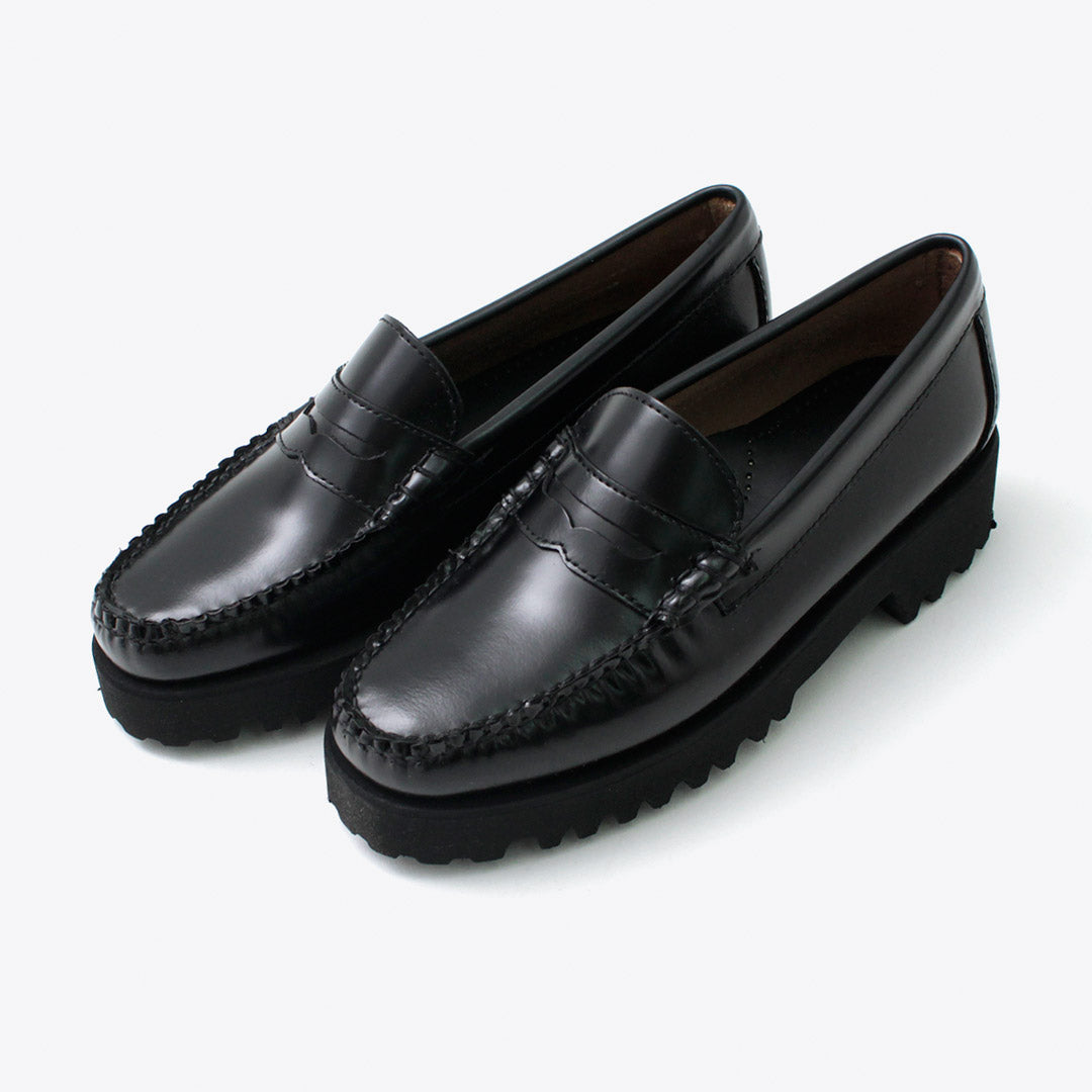 G.H.BASS（ジーエイチバス） WEEJUN 90S ペニーローファー 厚底 / レディース 革靴 レザーシューズ EASY WEEJUNS  90S PENNY LOAFERS