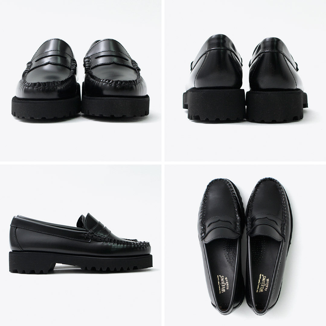 【20％OFFクーポン対象！】G.H.BASS（ジーエイチバス） WEEJUN 90S ペニーローファー 厚底 / レディース 革靴 レザーシューズ EASY WEEJUNS 90S PENNY LOAFERS クリスマス プレゼント ギフト