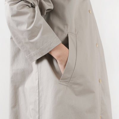 【50％OFF】COMMENCEMENT（コメンスメント） フーデッド シャツコート / アウター ロング レディース フード 長袖 日本製 ゆったり 綿 コットン C-196 Hooded shirt coat【セール】