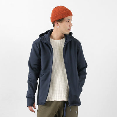 【まとめ買いで最大30％OFFクーポン】【20％OFF】＋phenix（プラスフェニックス） パワー ストレッチ ジップフーディー メンズ アウター POLARTEC ポーラテック トレッキング 登山 ミッドレイヤー POWER STRETCH ZIP HOODIE クリスマス プレゼント ギフト【セール】
