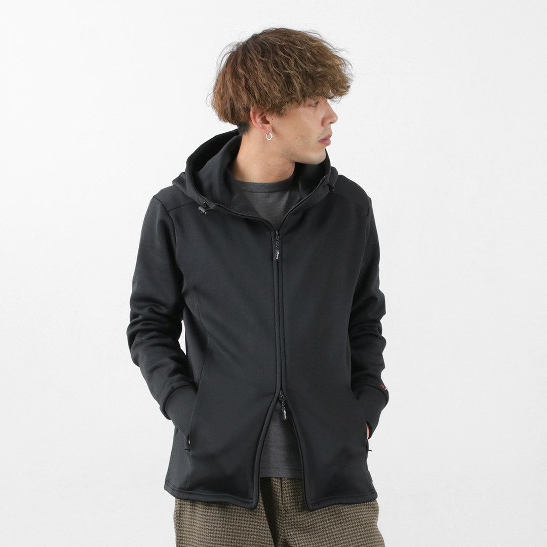 【まとめ買いで最大30％OFFクーポン】【20％OFF】＋phenix（プラスフェニックス） パワー ストレッチ ジップフーディー メンズ アウター POLARTEC ポーラテック トレッキング 登山 ミッドレイヤー POWER STRETCH ZIP HOODIE クリスマス プレゼント ギフト【セール】