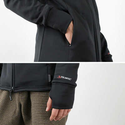 【まとめ買いで最大30％OFFクーポン】【20％OFF】＋phenix（プラスフェニックス） パワー ストレッチ ジップフーディー メンズ アウター POLARTEC ポーラテック トレッキング 登山 ミッドレイヤー POWER STRETCH ZIP HOODIE クリスマス プレゼント ギフト【セール】