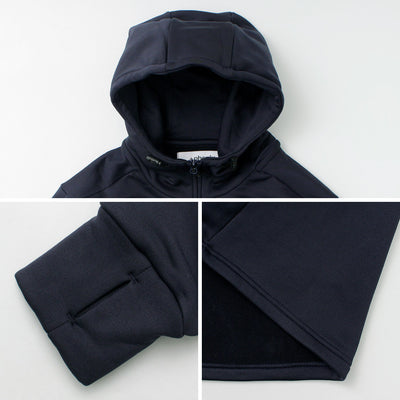 【まとめ買いで最大30％OFFクーポン】【20％OFF】＋phenix（プラスフェニックス） パワー ストレッチ ジップフーディー メンズ アウター POLARTEC ポーラテック トレッキング 登山 ミッドレイヤー POWER STRETCH ZIP HOODIE クリスマス プレゼント ギフト【セール】