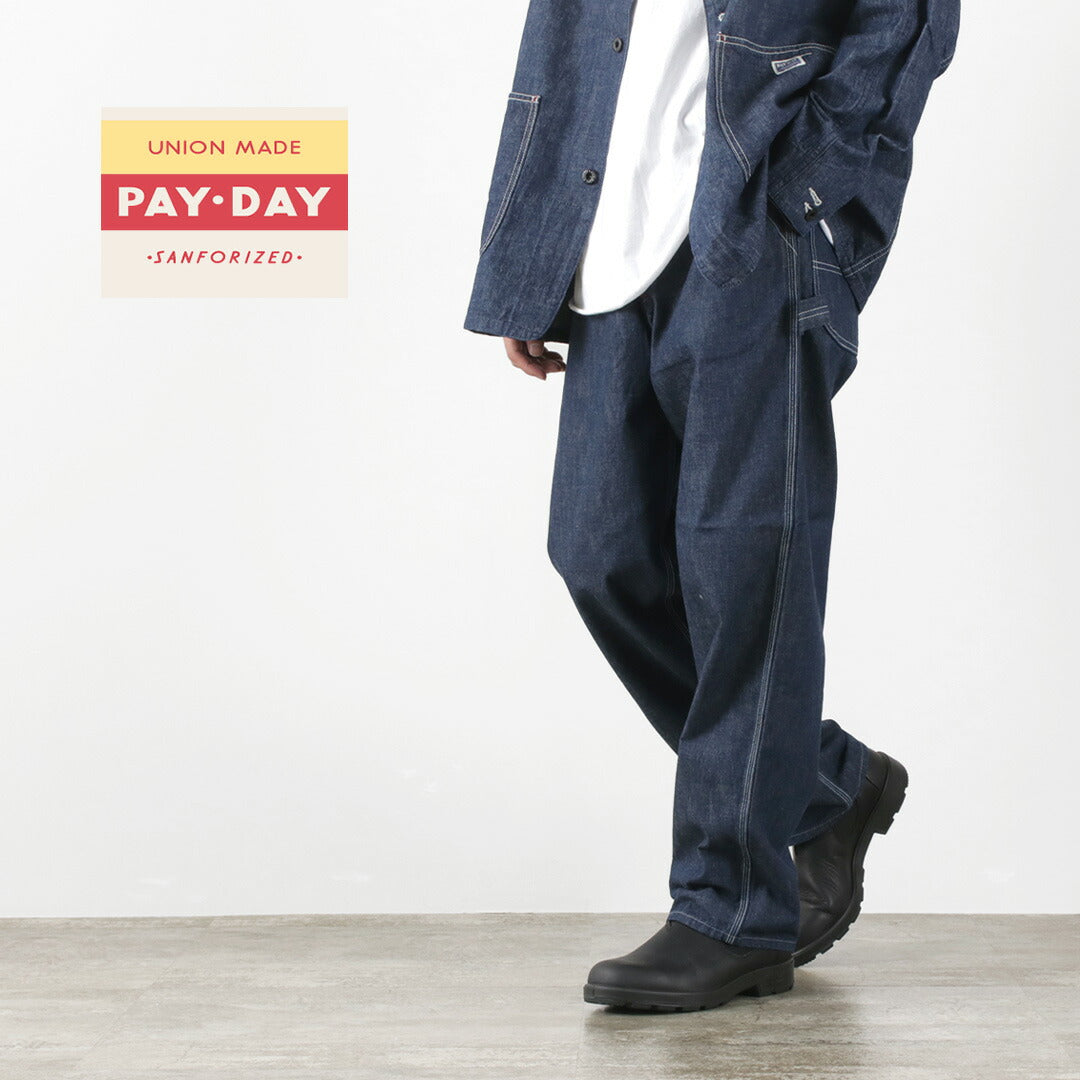 Pay Day ペイデイ デニムペインターパンツ 40 日本製 - ペインターパンツ