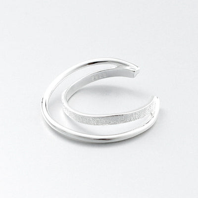 aura（オーラ） ダブルライン イヤーカフ リング / レディース 指輪 シルバー925 2WAY Ｗline ear cuff ring
