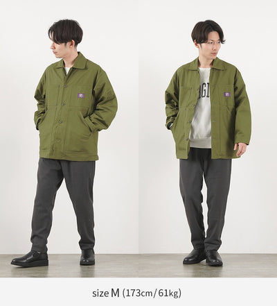 【まとめ買いで最大30％OFFクーポン】【20％OFF】GUNG HO（ガンホー） ファティーグカバージャケット メンズ アウター カバーオール ワーク ミリタリー 綿 コットン ショート 短め FATIGUE COVER JACKET【セール】 クリスマス プレゼント ギフト