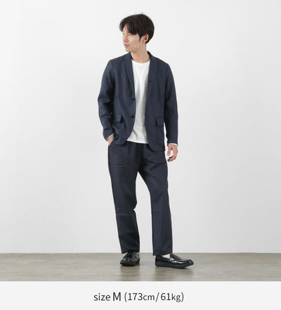 RE MADE IN TOKYO JAPAN（アールイー） ウールフランネル カバーオール ジャケット メンズ ビジネス 細身 ストレッチ WOOL FLANNEL COVER ALL JACKET クリスマス プレゼント ギフト