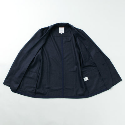 RE MADE IN TOKYO JAPAN（アールイー） ウールフランネル カバーオール ジャケット メンズ ビジネス 細身 ストレッチ WOOL FLANNEL COVER ALL JACKET クリスマス プレゼント ギフト