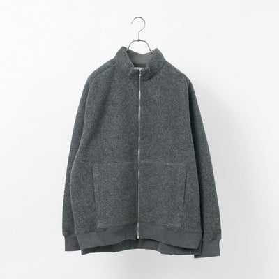 RE MADE IN TOKYO JAPAN（アールイー） クラシックウール ドライバーズブルゾン メンズ ライトアウター ニット 中間着 日本製 5621A-BL CLASSIC WOOL DRIVERS BLOUSON クリスマス プレゼント ギフト