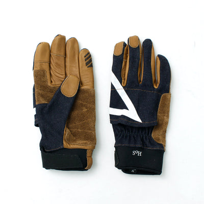 【まとめ買いで最大30％OFFクーポン】【20％OFF】SOH（ソウ） 成 Artisan メンズ 手袋 グローブ 児島デニム 牛革 スマホ対応 ワンウォッシュ クリスマス プレゼント ギフト【セール】
