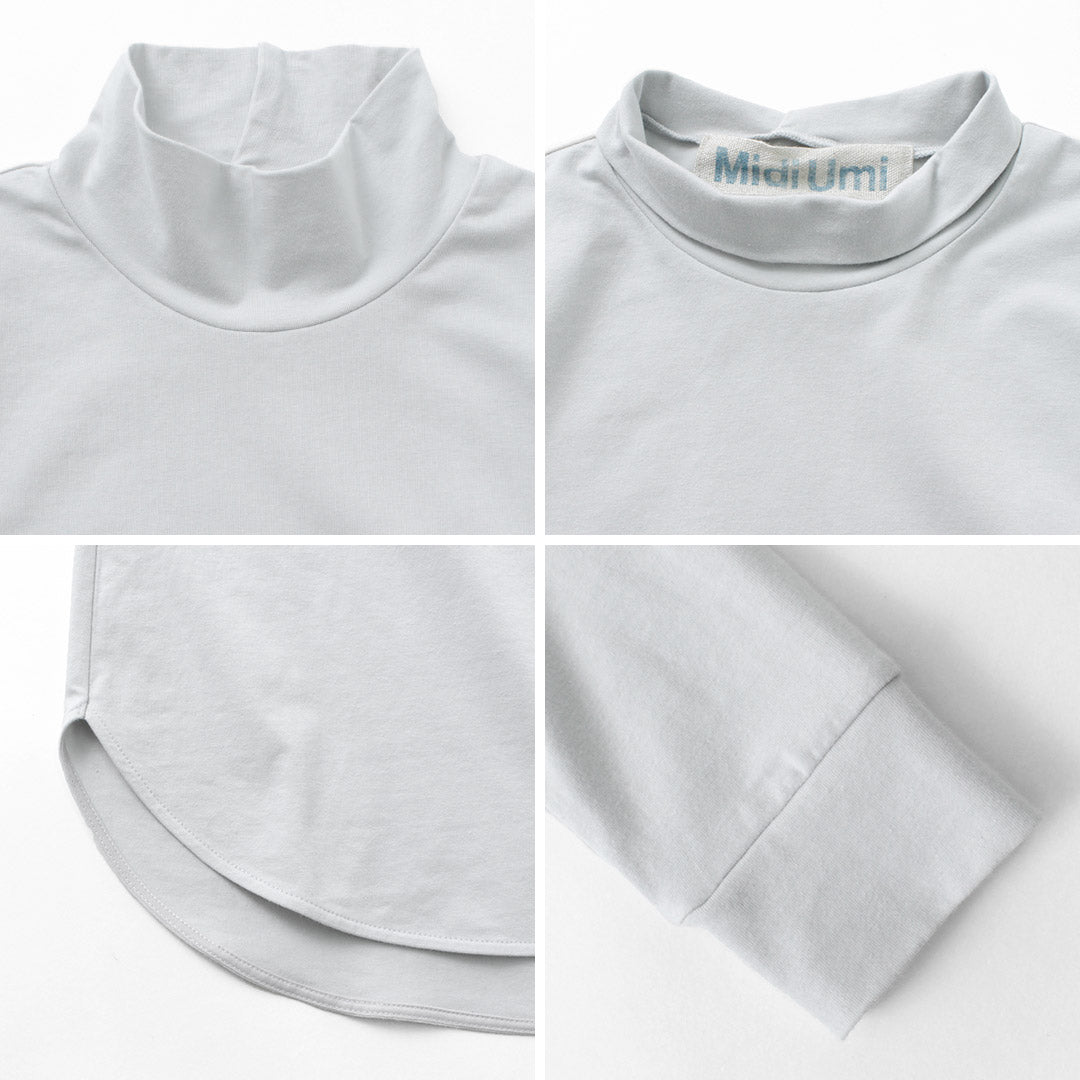 MIDIUMI（ミディウミ） ハイネック プルオーバー / 長袖 /  カットソー / レディース / 日本製 / 3-718234 / High Neck P/O