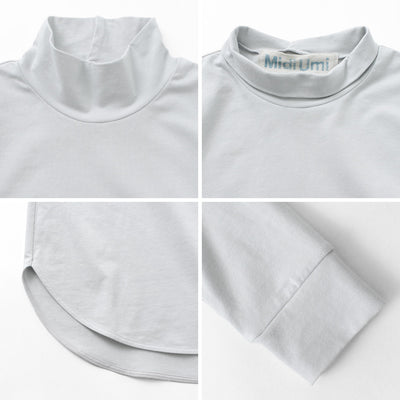 MIDIUMI（ミディウミ） ハイネック プルオーバー / 長袖 /  カットソー / レディース / 日本製 / 3-718234 / High Neck P/O