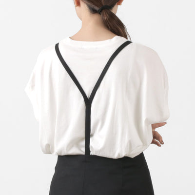 MIZUIRO IND（ミズイロインド） サスペンダー フレアスカート / ロング丈 / 無地 / レディース / 日本製 / 3-260000 / suspenders flare SK