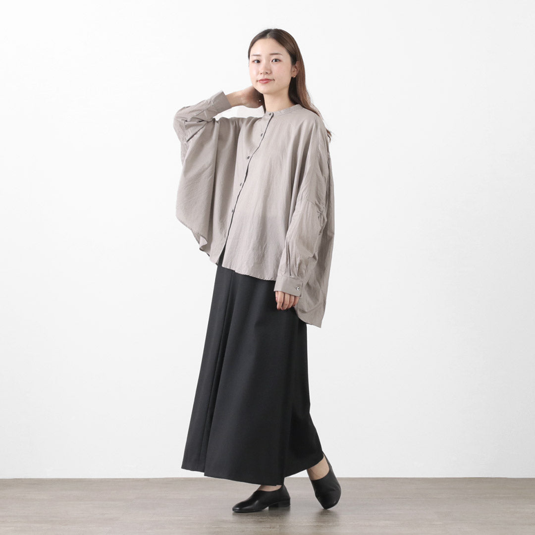 MIZUIRO IND（ミズイロインド） サスペンダー フレアスカート / ロング丈 / 無地 / レディース / 日本製 / 3-260000 / suspenders flare SK