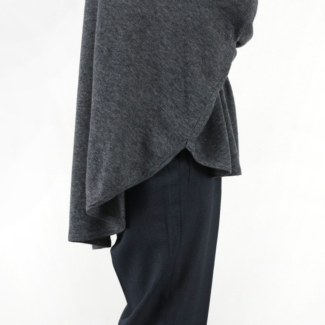 MIZUIRO IND（ミズイロインド） クルーネック フロントシーム プルオーバー レディース トップス ニット 無地 ウール ハイゲージ crew neck front seam P/O クリスマス プレゼント ギフト