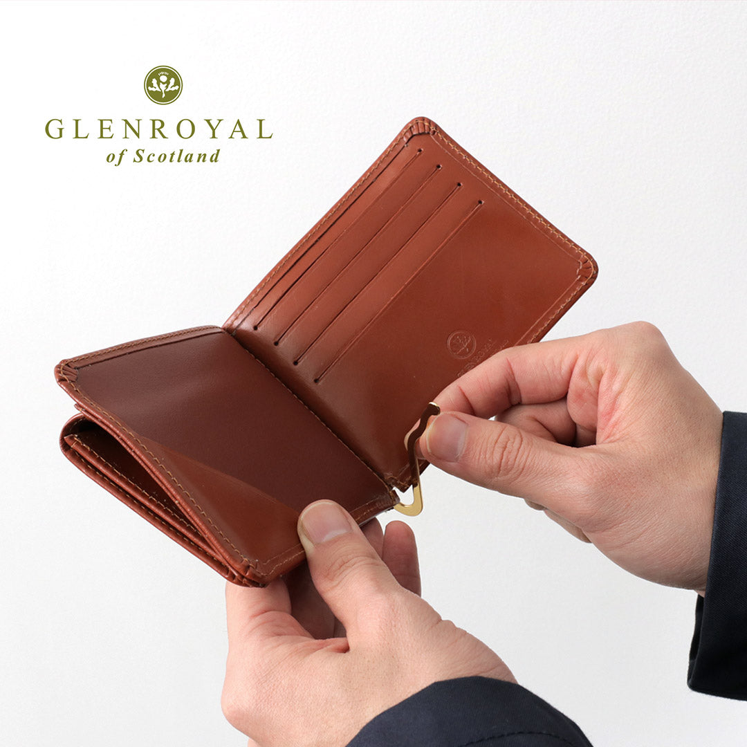 【正規品】GLENROYAL（グレンロイヤル） マネークリップ付コインポケット