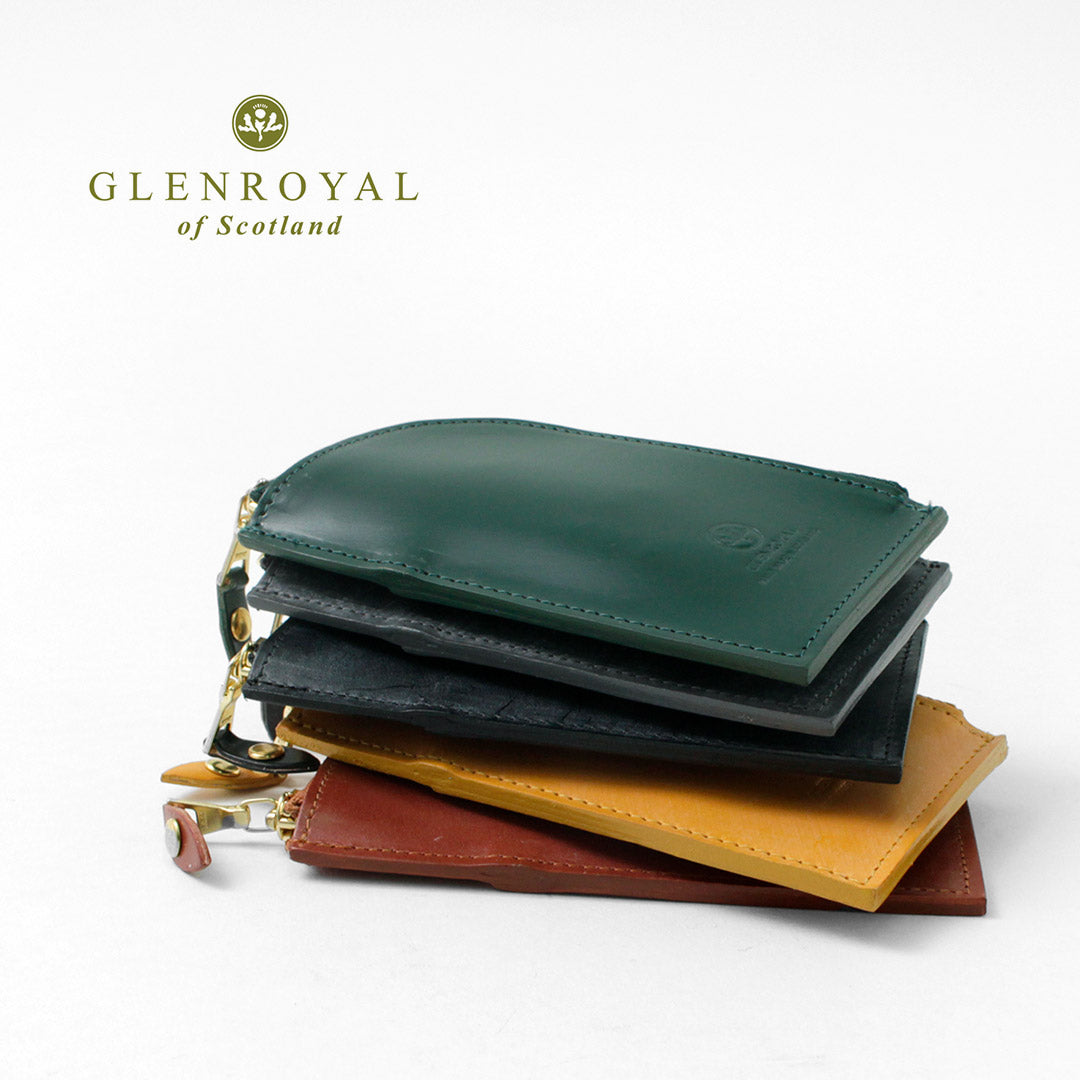 【正規品】GLENROYAL（グレンロイヤル） ポケット付きジップキーケース