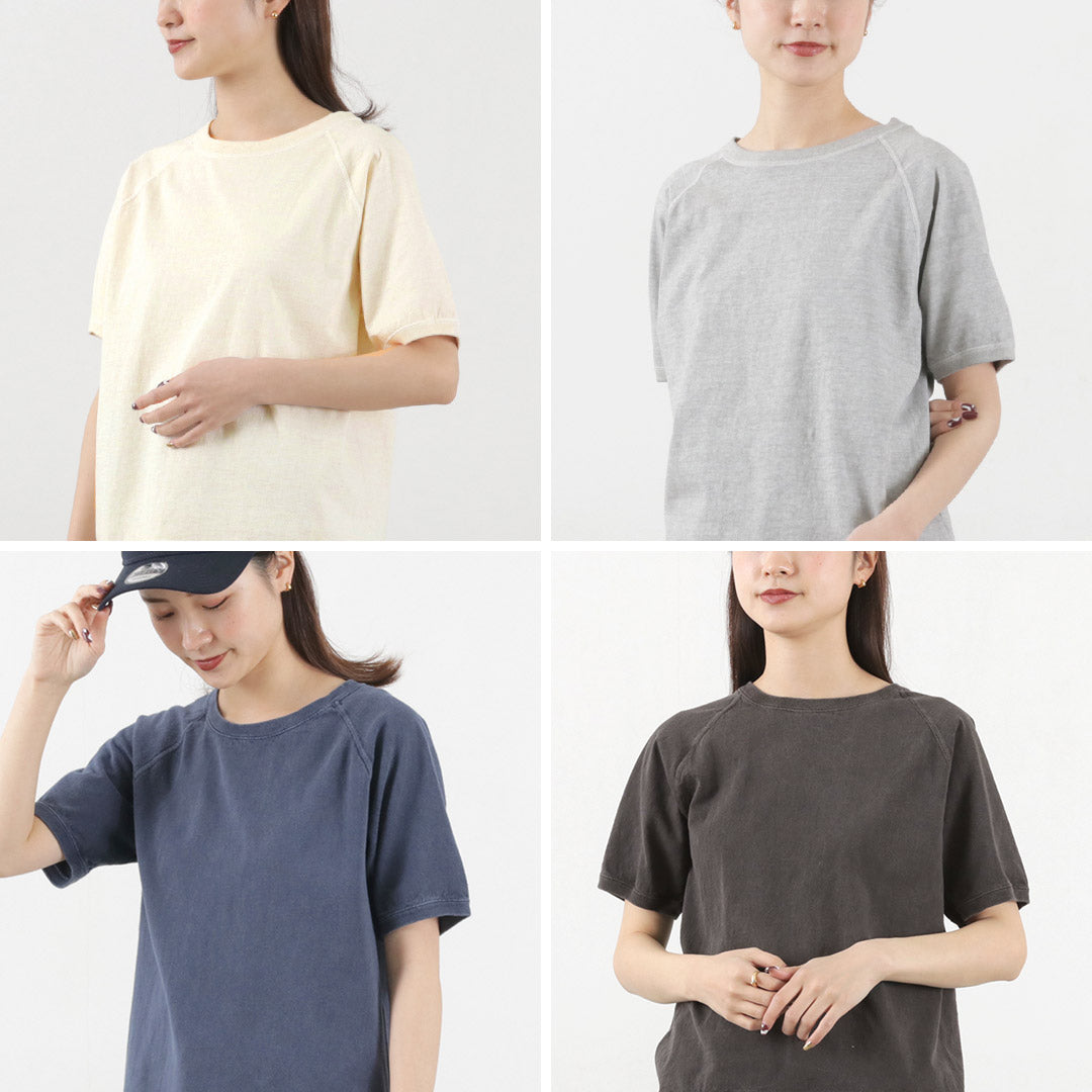 GOOD ON（グッドオン） ショートスリーブ ラグランスリーブTシャツ / ウィメンズ レディース 半袖 無地 USAコットン 綿 SS RAGLAN TEE