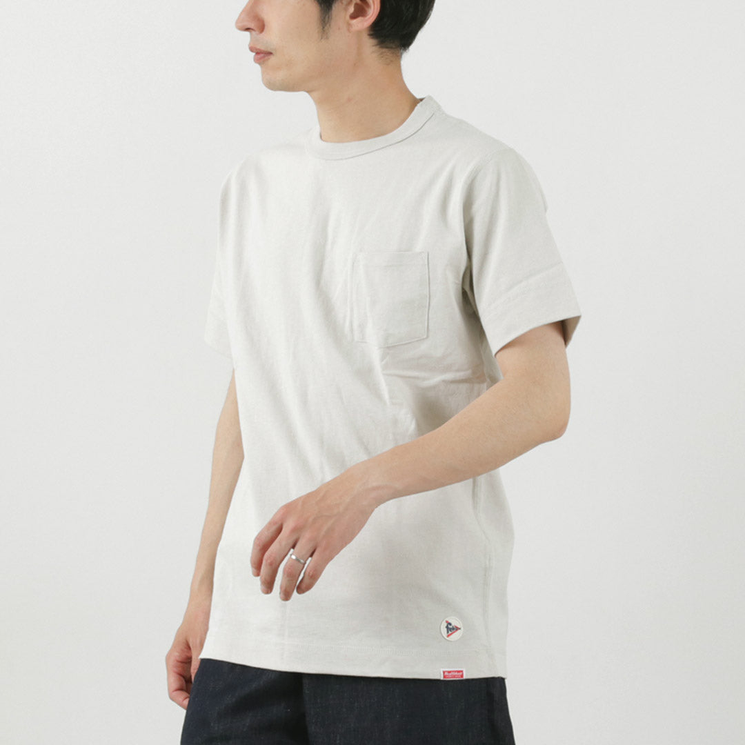 【30％OFF】FELCO × HEALTH KNIT（フェルコ × ヘルスニット） クルーネックポケットTシャツ