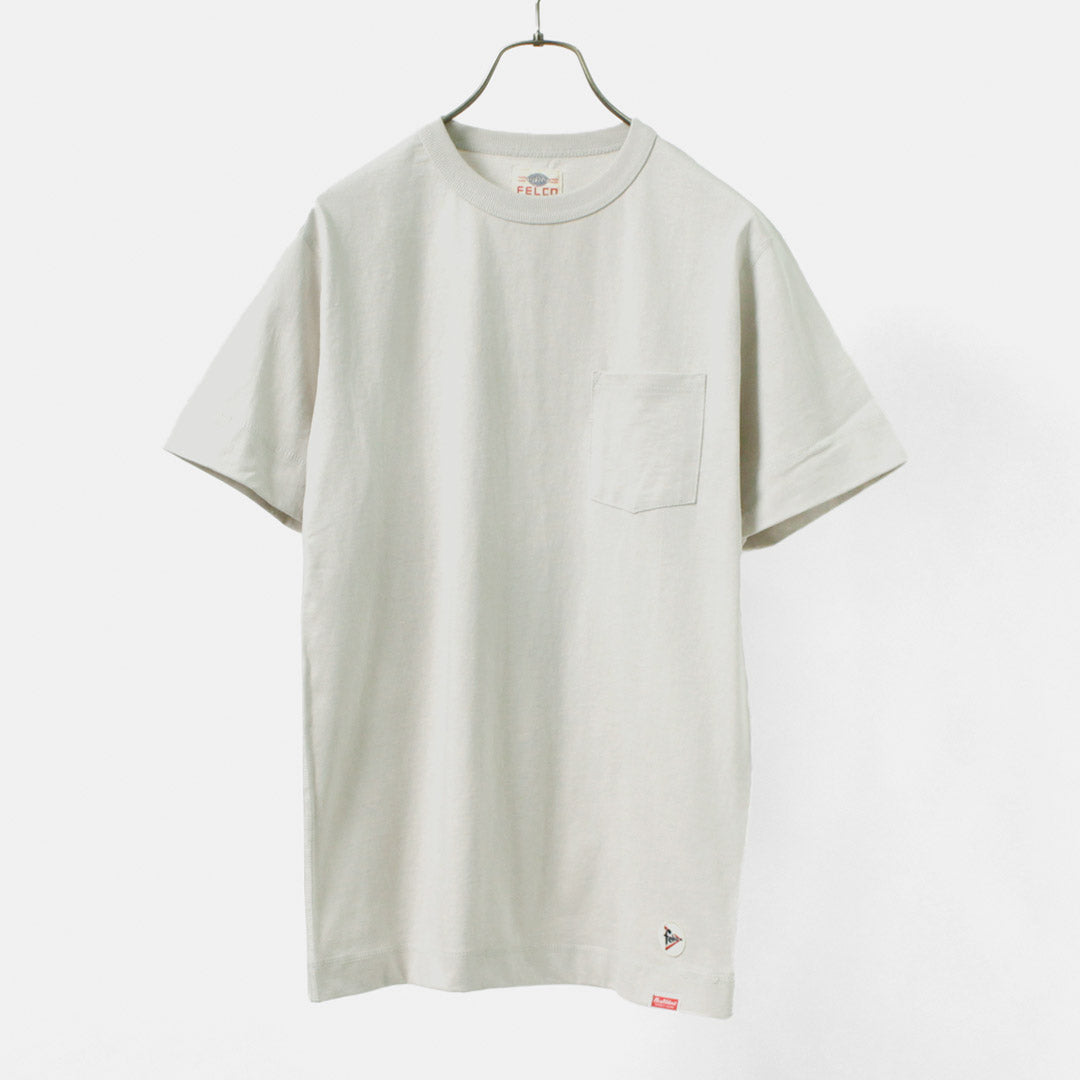 30％OFF】FELCO × HEALTH KNIT（フェルコ × ヘルスニット） クルーネックポケットTシャツ｜ROCOCO ONLINE STORE