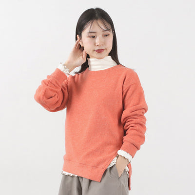 【まとめ買いで最大30％OFFクーポン】【30％OFF】KELEN（ケレン） アシンメトリートップス レディース ニット ニットソー 起毛 長袖 ECSU ASYMMETRY TOPS クリスマス プレゼント ギフト【セール】