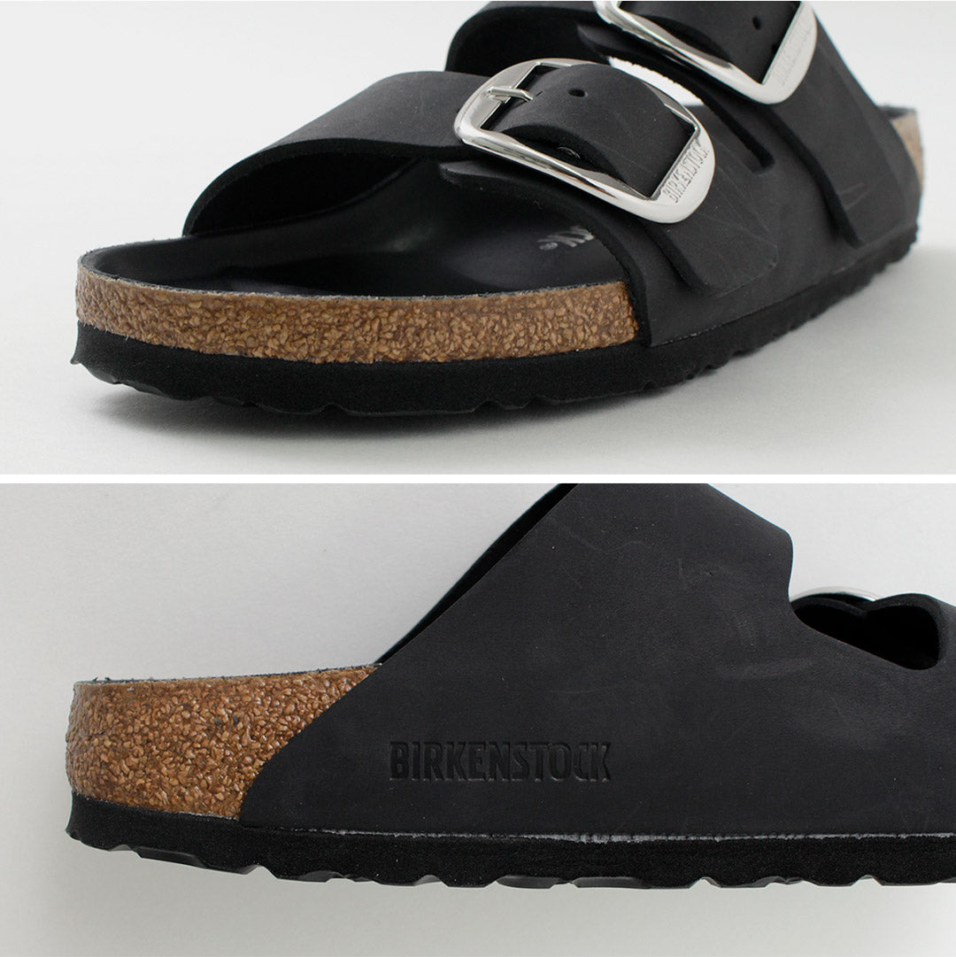 BIRKENSTOCK（ビルケンシュトック） アリゾナ ビッグバックル オイルドレザー / レディース サンダル つっかけ かかとなし ストラップ Arizona Big Buckle Oiled Leather