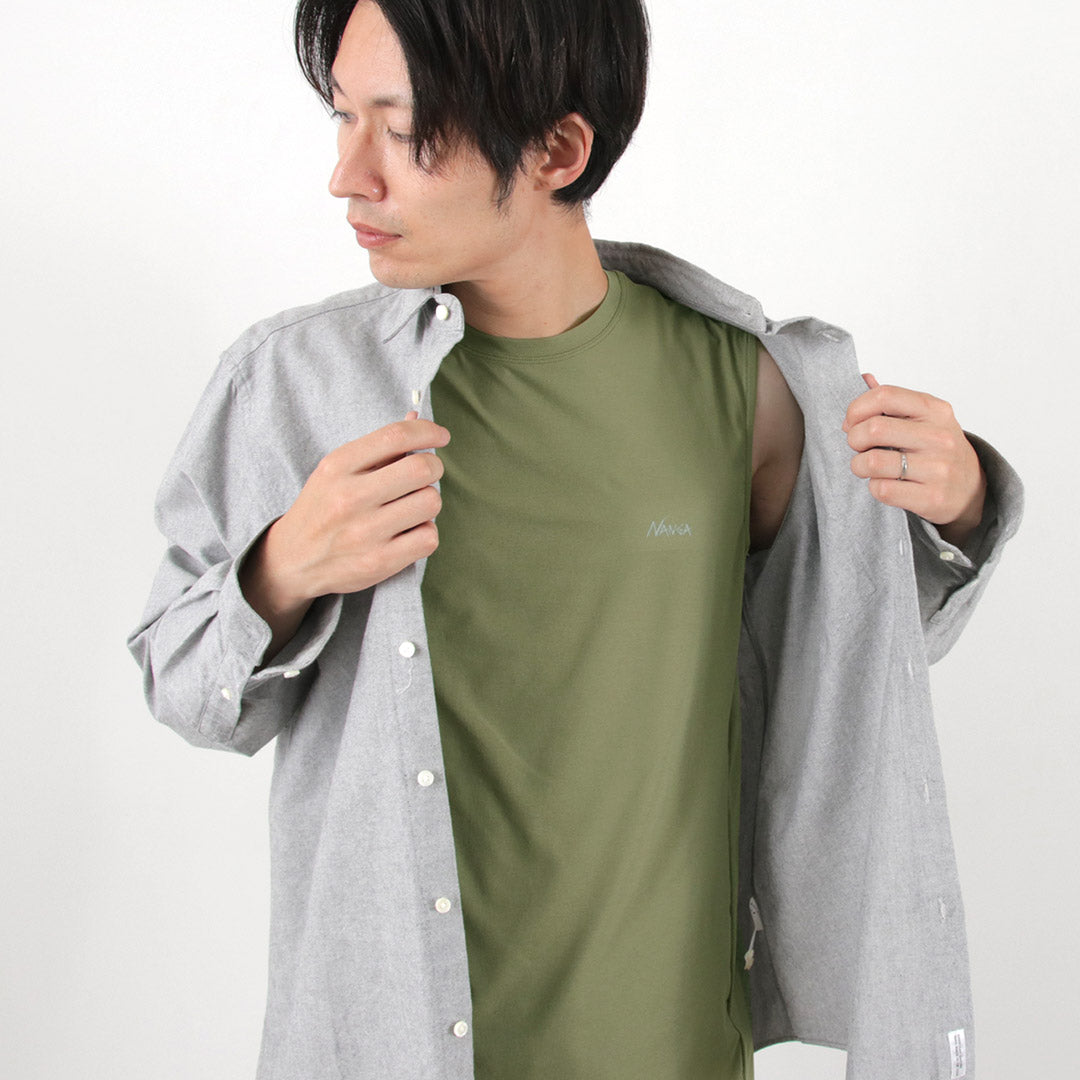 NANGA（ナンガ） ドライベース レイヤーノースリーブ / メンズ タンクトップ 速乾 インナー 下着 肌着 ストレッチ 伸縮 DRY BASE LAYER NO SLEEVE TEE