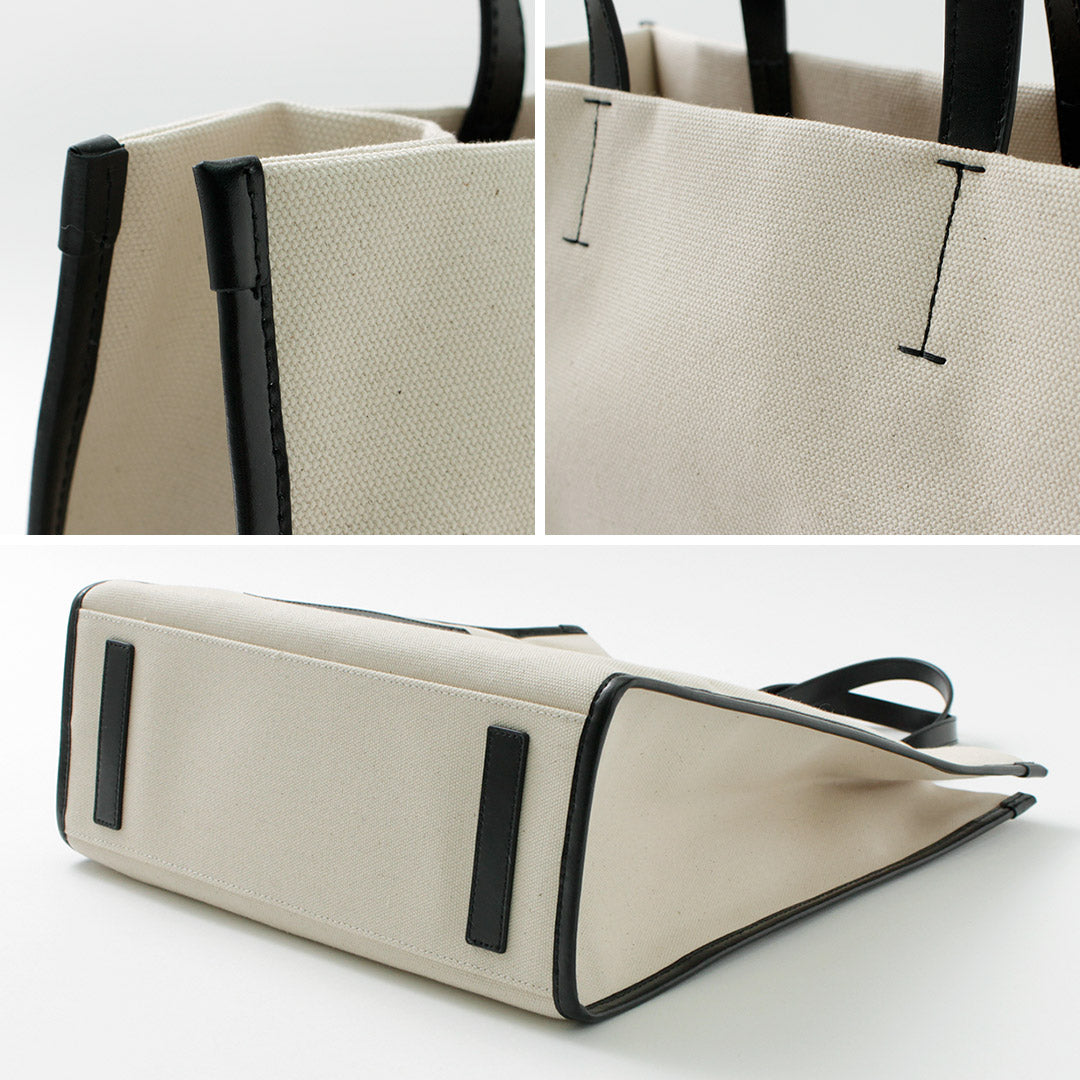 YAHKI（ヤーキ） キャンバス×レザーコンビ トート ラージ / CANVAS レディース バッグ 鞄 カバン 縦型 通勤 オフィス A4収納 ビジネス クリスマス プレゼント ギフト