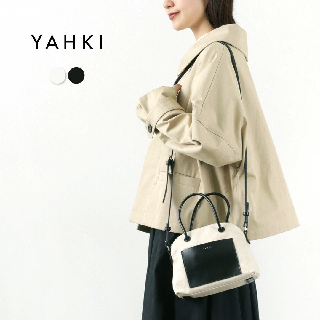 【30％OFF】YAHKI（ヤーキ） ショルダー ミニボストン CANVAS