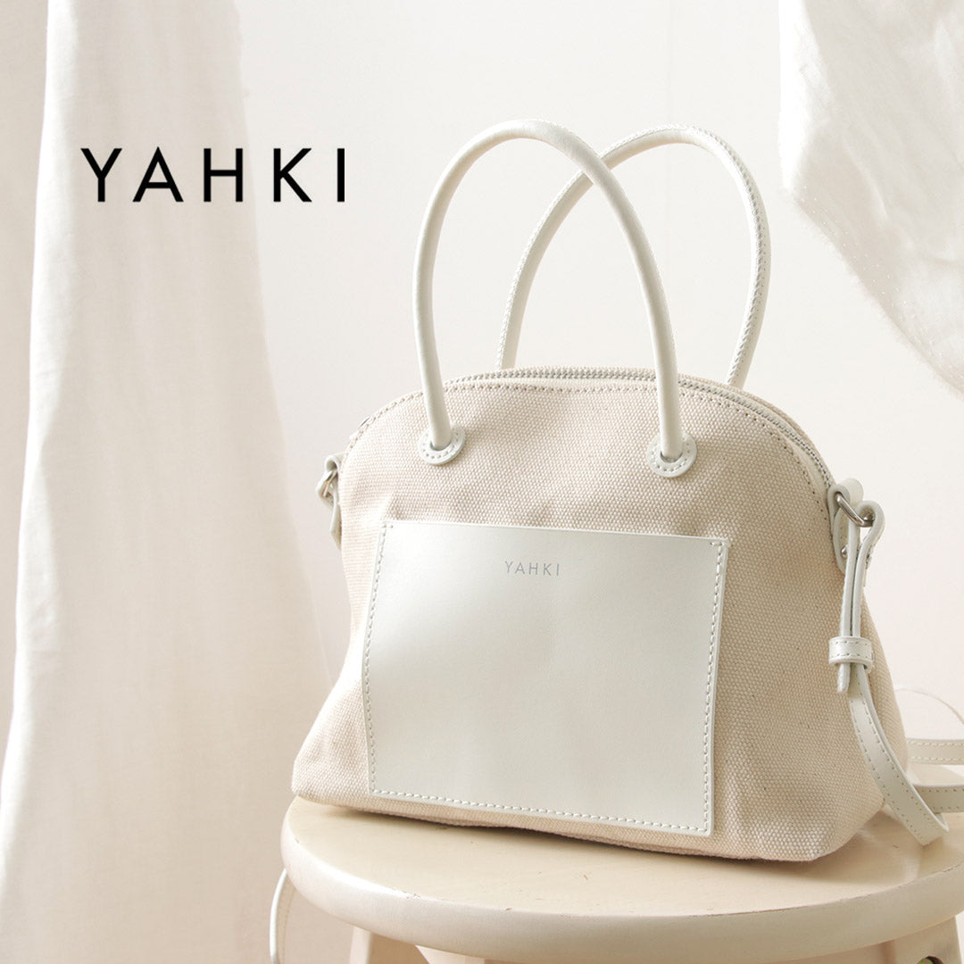 【30％OFF】YAHKI（ヤーキ） ショルダー ミニボストン CANVAS