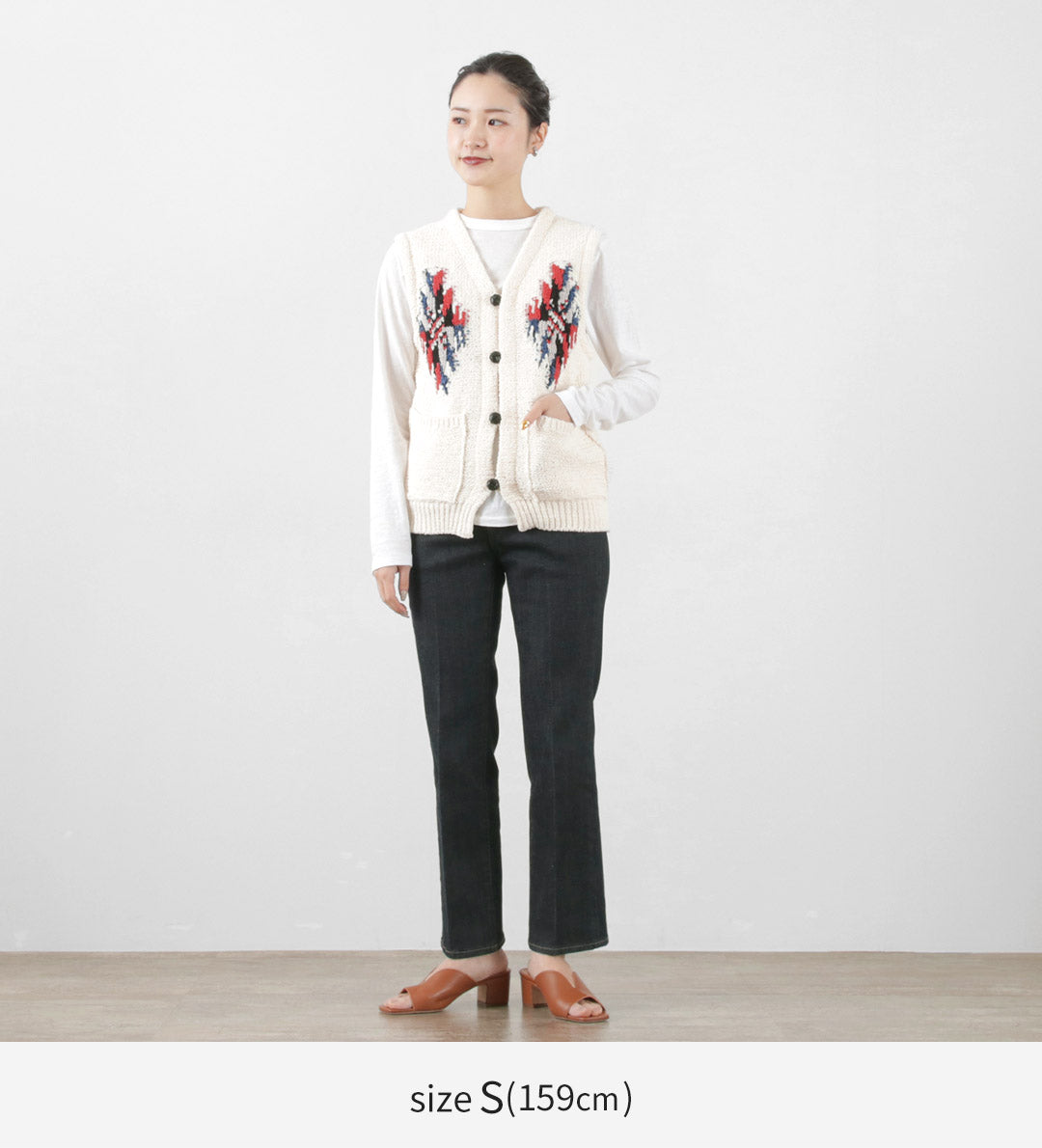 40％OFF】COOHEM（コーヘン） チマヨ ツイード ニットベスト｜ROCOCO