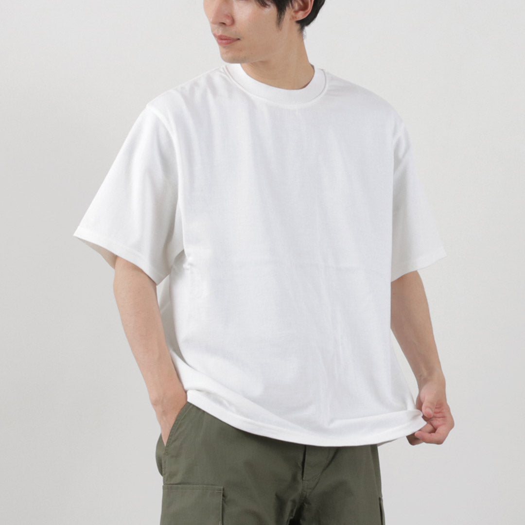 【20％OFF】YONETOMI NEW BASIC（ヨネトミニューベーシック） ヨコ 丸胴 ニットTシャツ